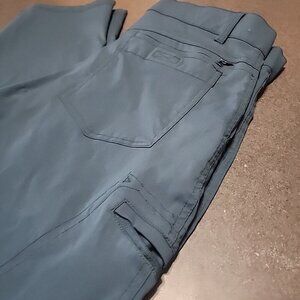 Gerry Men’s Venture Commuter Pants Stretch Fabric Leg Zip Pocket Blue 32x29